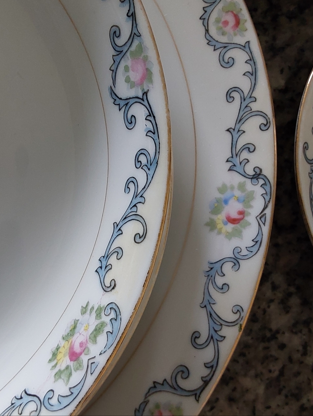 Antique 42 PC Noritake Elmwood (1918) Pattern 66214- 7PC Of 6 Settings - Picture 5 of 6